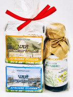 Набор Красная поляна чай перевальный 40гр+чай высокогорный 40гр и бальзам Краснополянские травы Набор Красная поляна чай перевальный 40гр+чай высокогорный 40гр и бальзам Краснополянские травы