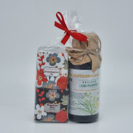 Чай черный 15гр + краснополянский 15гр и бальзам 125мл