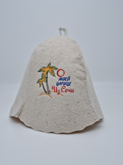 Шапка для бани "Царица" Шапка для бани "Царица"