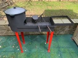 Разборный мангал - печь на 8л комплект №2