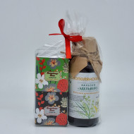 Чай черный 15гр + зеленый 15гр и бальзам 125мл Чай черный 15гр + зеленый 15гр и бальзам 125мл