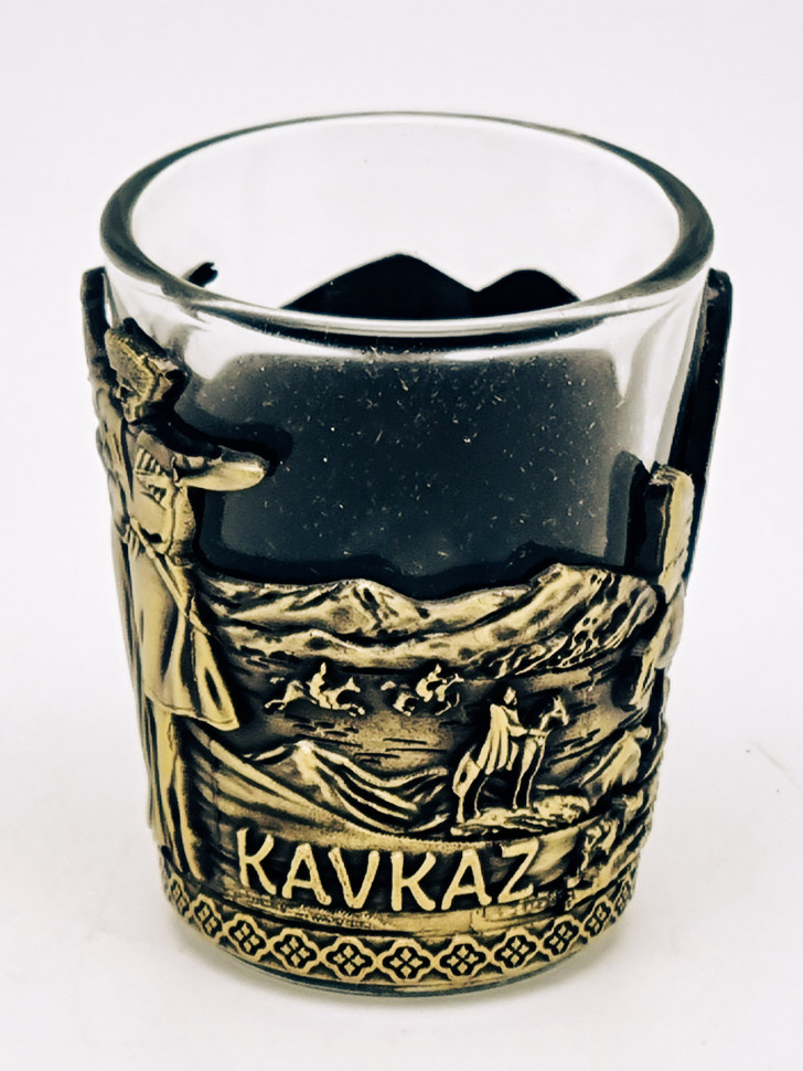 Стопка с металлической подставкой "Кавказ"