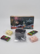 Набор 138 Праздничный чай черный, нуга и пастила с 23 февраля