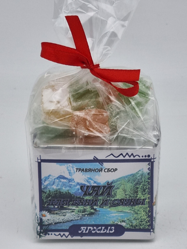 Краснополянский чай "для бани и сауны" 40гр +лукум 50гр Архыз