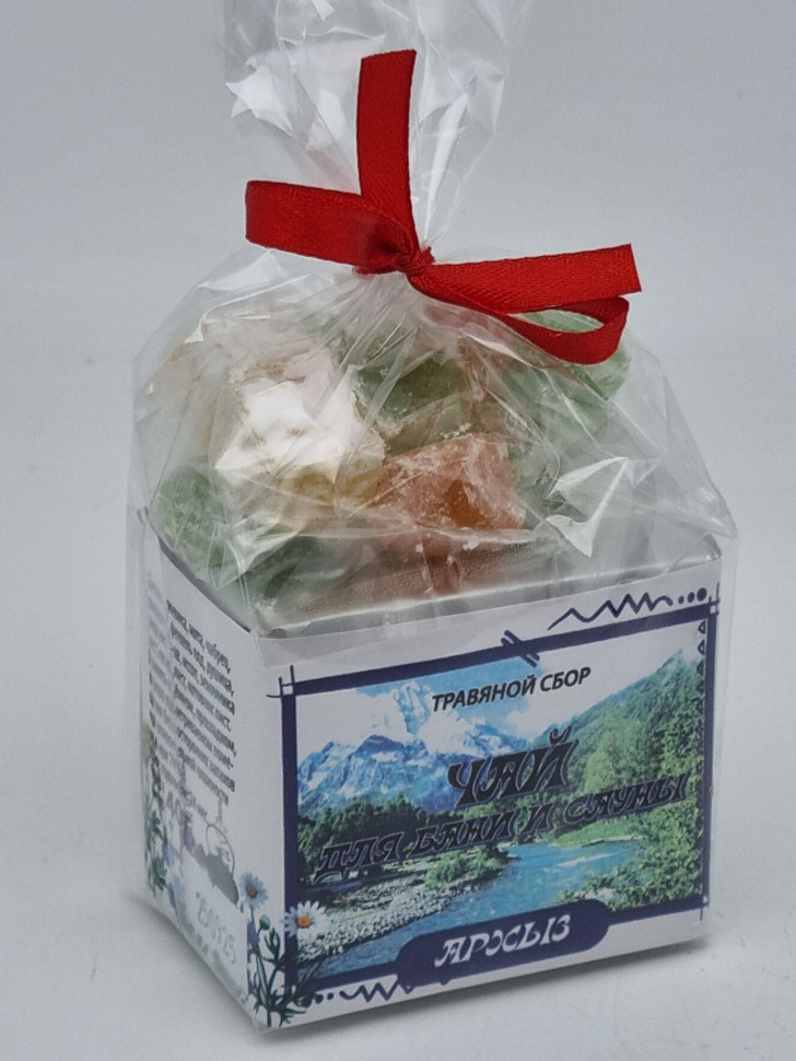 Краснополянский чай "для бани и сауны" 40гр +лукум 50гр Архыз