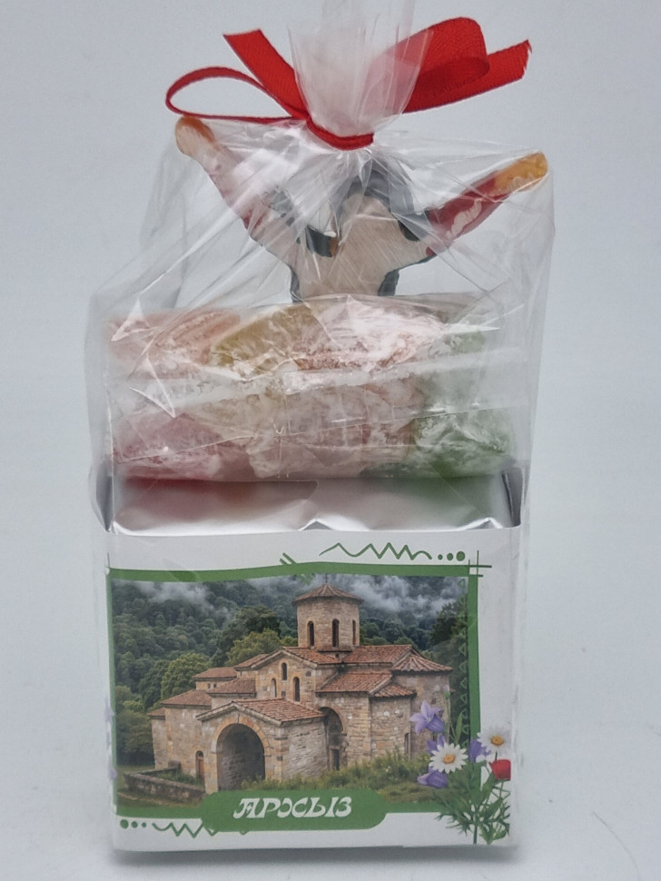 Чай зеленый ручной сбор 40гр +лукум 50гр Архыз с магнитом