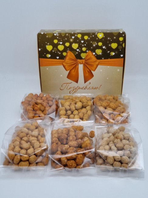 Набор Арахис в хрустящей оболочке лучший подарок 540г