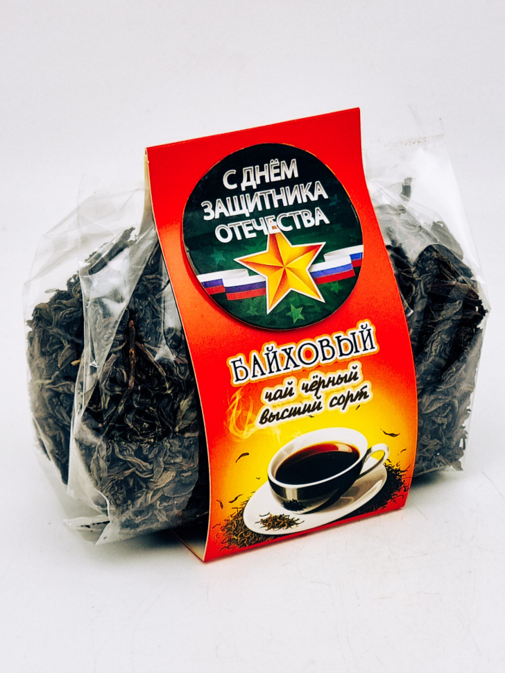 Подарок с 23 февраля чай черный ручной сбор 100гр
