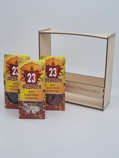 Набор 386 кофе, чай, лукум с 23 февраля